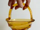 Ravfarvet glaskurv - 2