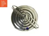 Blå glas krukke med metalhængelåg (str. 15 cm) - 5