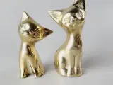 ⭐️- Vintage Messing Katte - Smukt Par  - 2