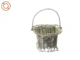 Fil de fer flettet Metal kurv med hank (str. Med hank 14 x 9 cm) - 2