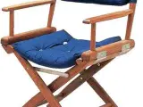 Foldbar instruktørstol, teak Høj model