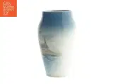 Dekorativ vase med bylandskab fra Royal Copenhagen (str. 15 x 7 cm) - 2