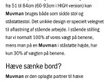 Ståstøttestol Muvman ergonomisk - 5