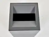 Papirkurv i sort metal - 2