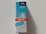 Osram Halogen 20 W  12 V Starlite.  5 kr pr stk.
