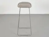 Cappellini barstol med beige-malet læder på sædet, høj model 2. sortering - 4