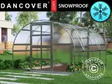 Drivhus polycarbonat TITAN Arch 320, 12m², 3x4m, S