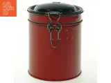 Rund Vintage metalbeholder med låg (str. Ø 11x14 cm) - 2