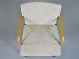 Konferencestol fra moroso med beige meleret polster og armlæn - 5