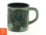 Kunstkrus med 1971 motiv fra Royal Copenhagen (str. 7 x 6,5 cm) - 4