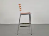 Fritz hansen/kasper salto barstol model ice i orange - 2