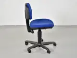 Dauphin kontorstol i blå med sort stel - 4