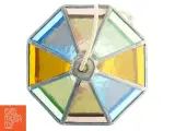 Farvet glas loftlampe (str. 27x20 cm) - 3