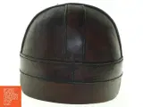 Læder warrior helmet (str. Ø. 21 cm) - 3