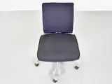 Häg h05 5200 kontorstol med sort/blå polster og gråt stel - 5