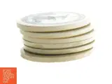 Sæt af 6 Delft porcelæn bordskånere kakler (str. 6 styk. ø. 9 cm) - 2