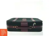 Retro kuffert med bordeaux rem (str. 54 x. 34 cm) - 5