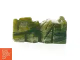 Håndskåret Tiki figur i jade (str. 7x5 cm) - 3