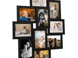 Billedramme til 10x(13x18 cm) billeder MDF sort