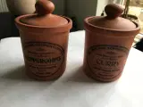 Henry Watson Pottery krydderi krukker