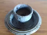 Retro keramik lysestage-