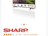 Sharp 50 tommer TV sælges