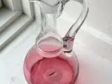 Glaskande m lyserød bund - 4