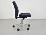 Häg h04 credo 4200 kontorstol med blåt polster og høj ryg - 4