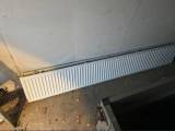Hvid radiator 215x37 cm
