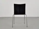 Konferencestol engelbrechts chairik i sort med beige/sort polstret sæde - 3