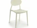 Spisebordsstol Hvid Plastik 41 x 81 x 49 cm (4 enheder)