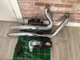 Vande Hines udstødning til HD softtail +Screamin  - 2