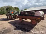 Traktor Deutz D6006 med anhænger og dæk - 2