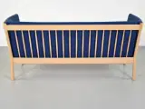 Sofa fra kvist i bøg med blåt polster - 3