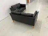 Mogens Hansen MH2225 sofaer i sort prestige læder. - 5