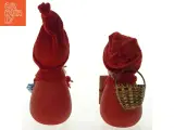 Nissefigur med træfod og filt tøj (str. H. 16 cm) - 2