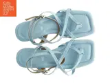 Lyseblå dame sandaler fra Billi Bi (str. 36) - 3
