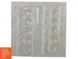 2 Glasfade med  5 rum til  fx is-kugler fra Carte d'Or (str. 34 x 15 x 3 cm) - 2