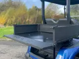 Blå golfbil med lad - 2