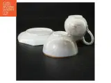 Vintage kinesisk Porcelænsservice med landskabsmønster (str. Tallerken, 13 cm. skål, 8 cm. kande 8 cm) - 2