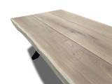 Plankebord eg 3 HELE planker - naturkant 210 x 95-100 cm - 5