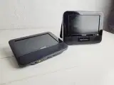 ⭐️- 2 stk LCD Skærme m. Mini dvd afspiller Philips - 5