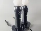 🎮 PlayStation Move Controllere (2 stk.) + Oplader - 4