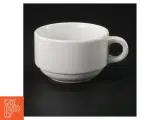Hvid porcelænskop med underkop fra Suisse Langenthal (str. Ø. 9 cm. h. 5,5 cm) - 2