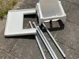 Ikea højstol med spiseplade