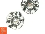 Sølvfarvede lysestager (str. Ø 12 cm) - 2