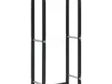vidaXL brændestativ 44 x 20 x 100 cm sort stål