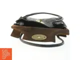 Ikonisk Mulberry Bayswater i moccabrun/sort læder (str. 30x25 cm) - 5