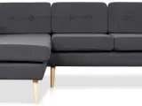 Novelty ch. sofa venstrevendt - Koksgrå Inari 95