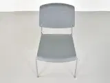 Magnus olesen pause mødestol i grå med krom stel - 5